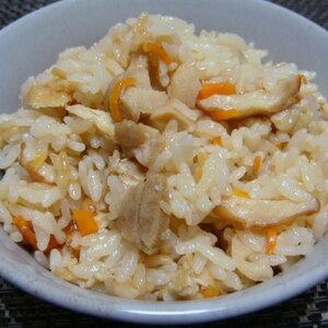 古代米たけのこご飯